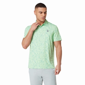 Original Penguin Golf Micro Abstract Polo Shirt