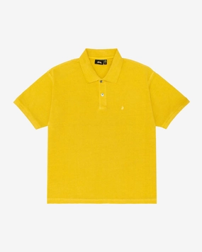 Pique Polo Pig Dyed Mustard