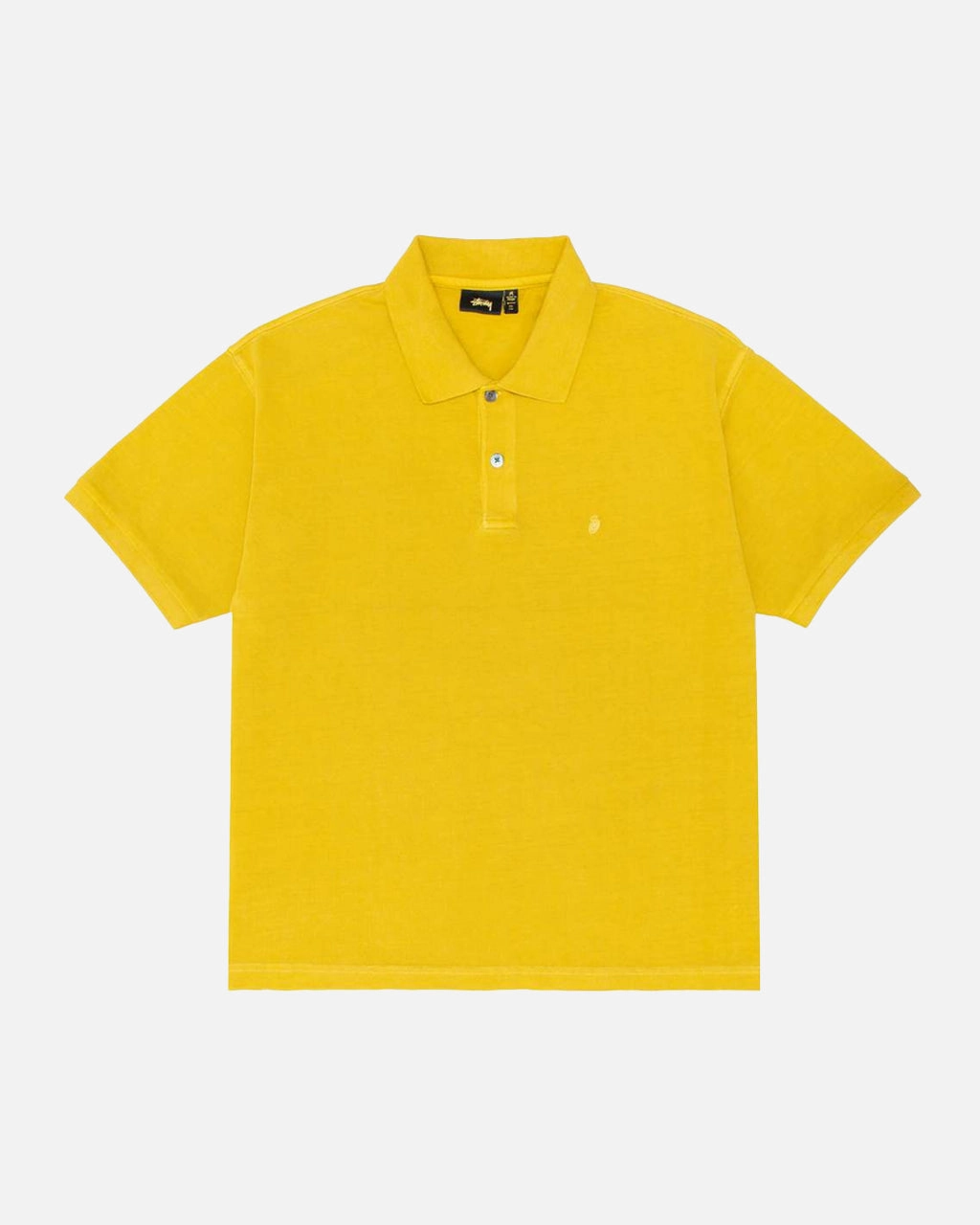 Pique Polo Pig Dyed Mustard