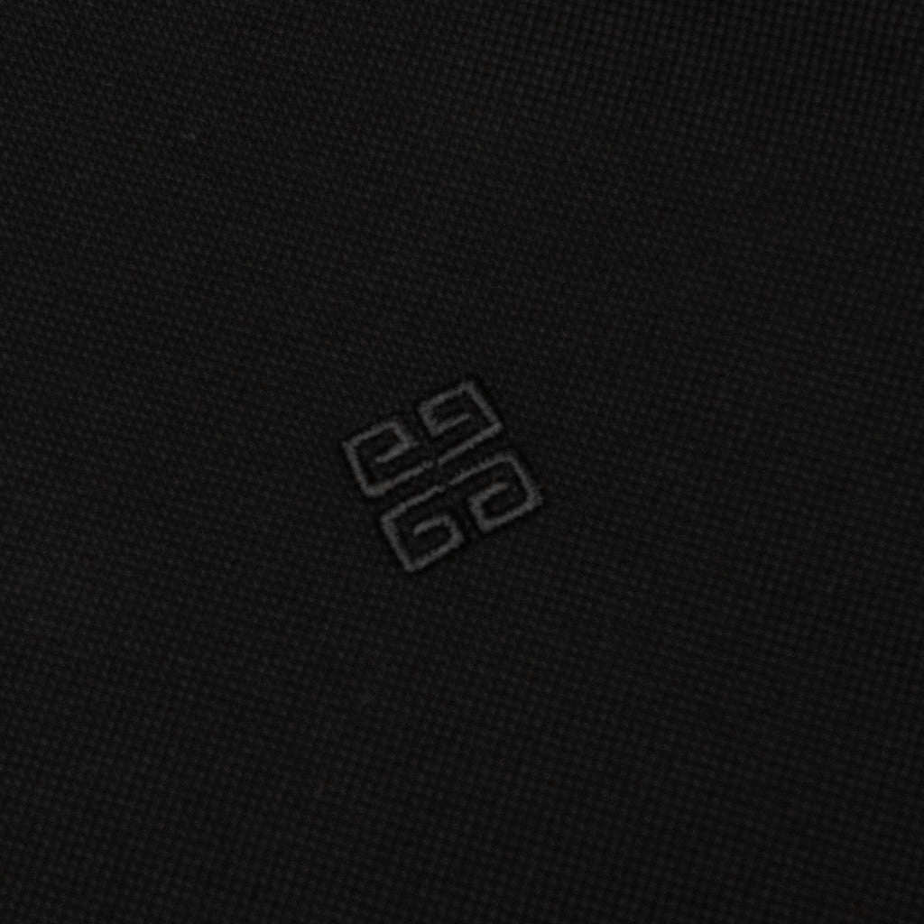 Polo in Cotton With 4G Detail - Black