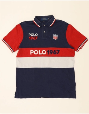 POLO RALPH LAUREN Mens Classic Fit Polo Shirt Medium Multicoloured