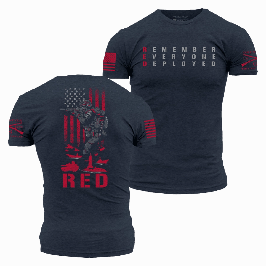 RED Friday T-Shirt - Midnight Navy