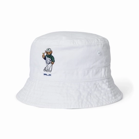 RLX Ralph Lauren Bear Twill Bucket Hat