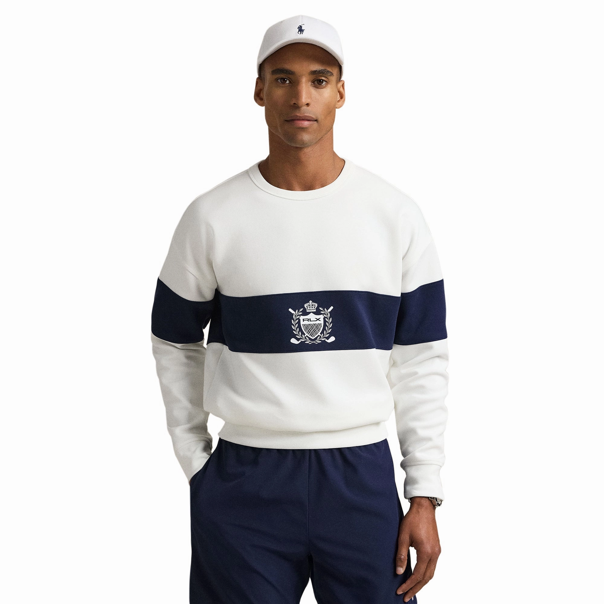 RLX Ralph Lauren Double Knit Crest Sweater