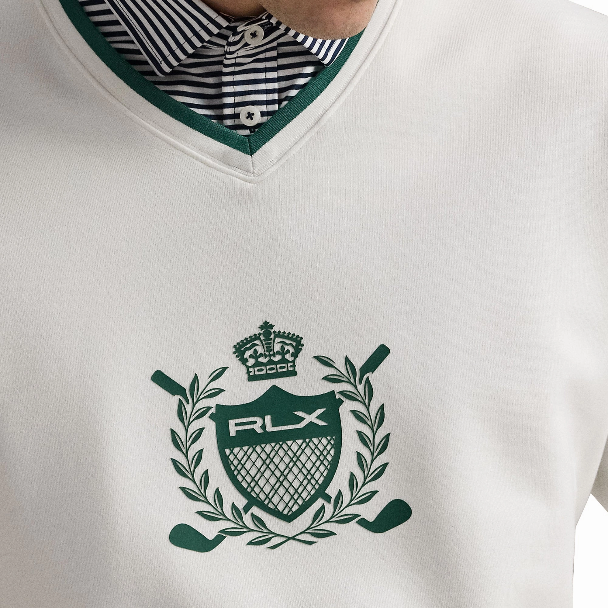RLX Ralph Lauren Double Knit Crest Sweater