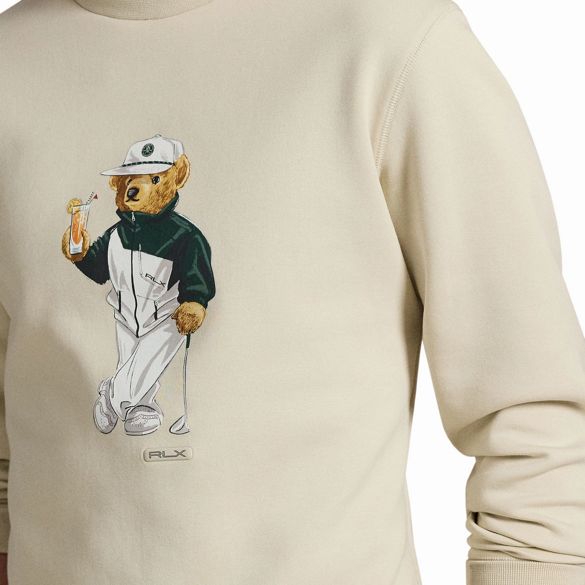 RLX Ralph Lauren Polo Bear Double Knit Sweatshirt