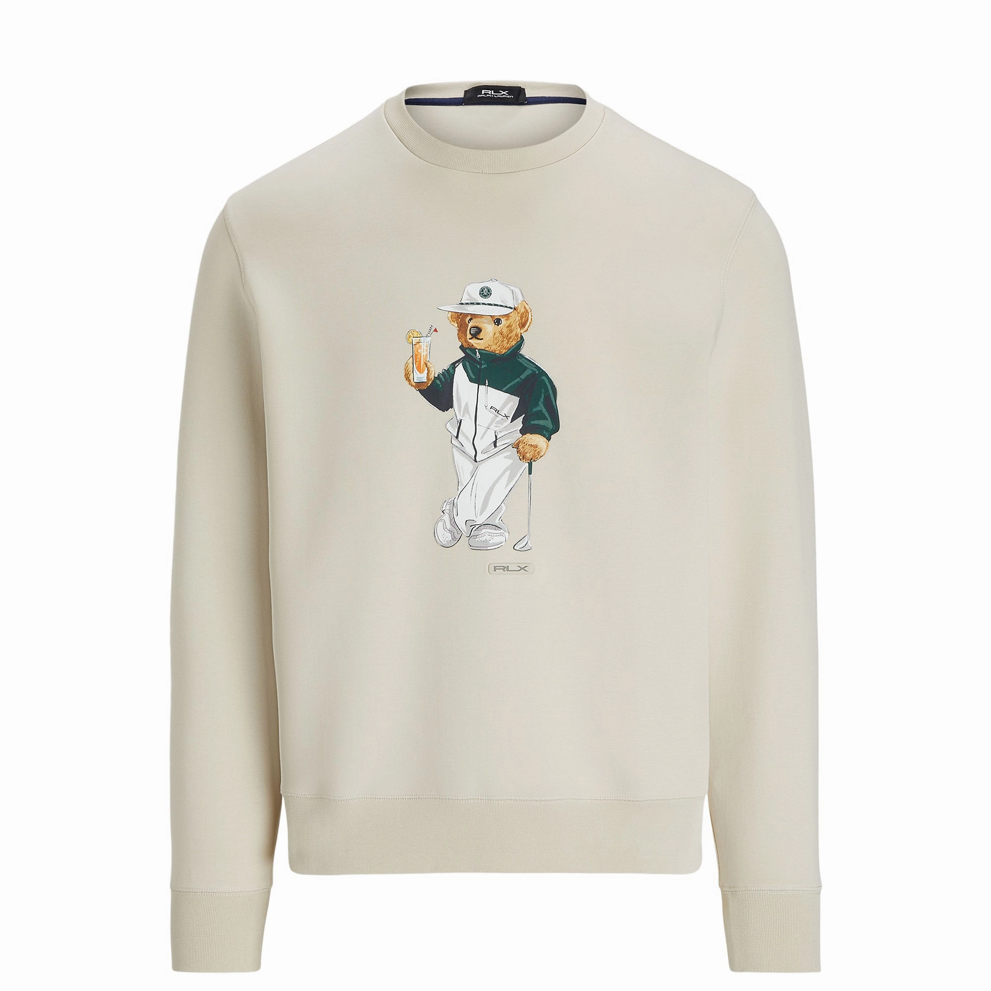 RLX Ralph Lauren Polo Bear Double Knit Sweatshirt