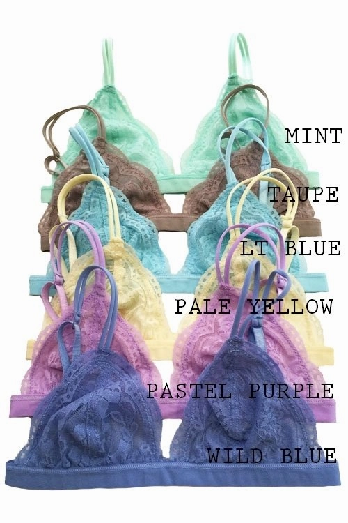 Sheer Triangle Bralette GL3011