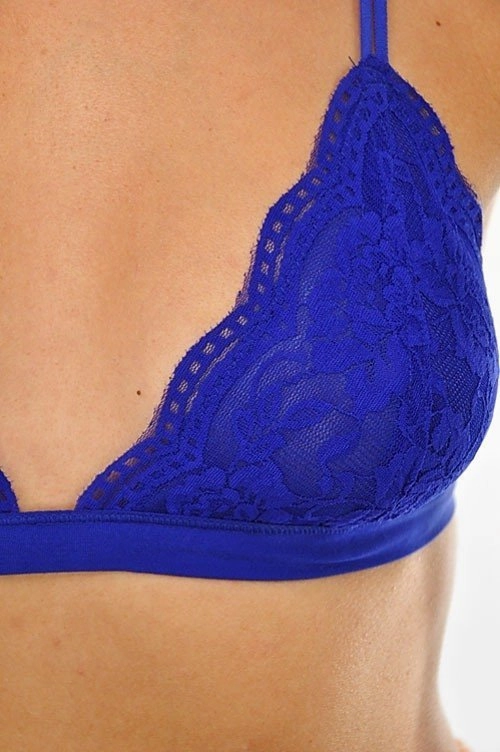 Sheer Triangle Bralette GL3011