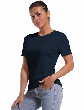 Short Sleeve Athletic Shirts darknavy_Tall Size