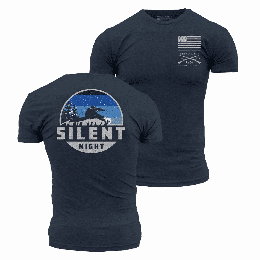 Silent Night T-Shirt - Midnight Navy
