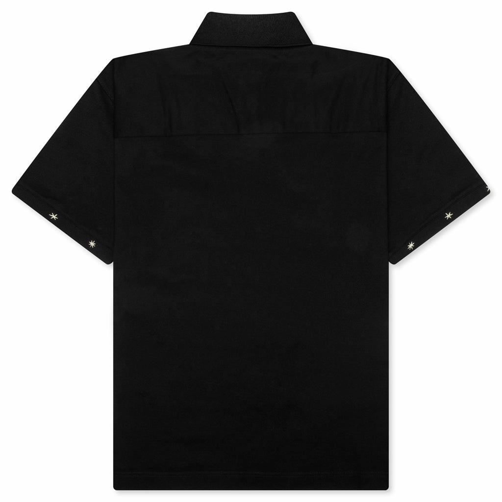 Silk Base Polo - Black