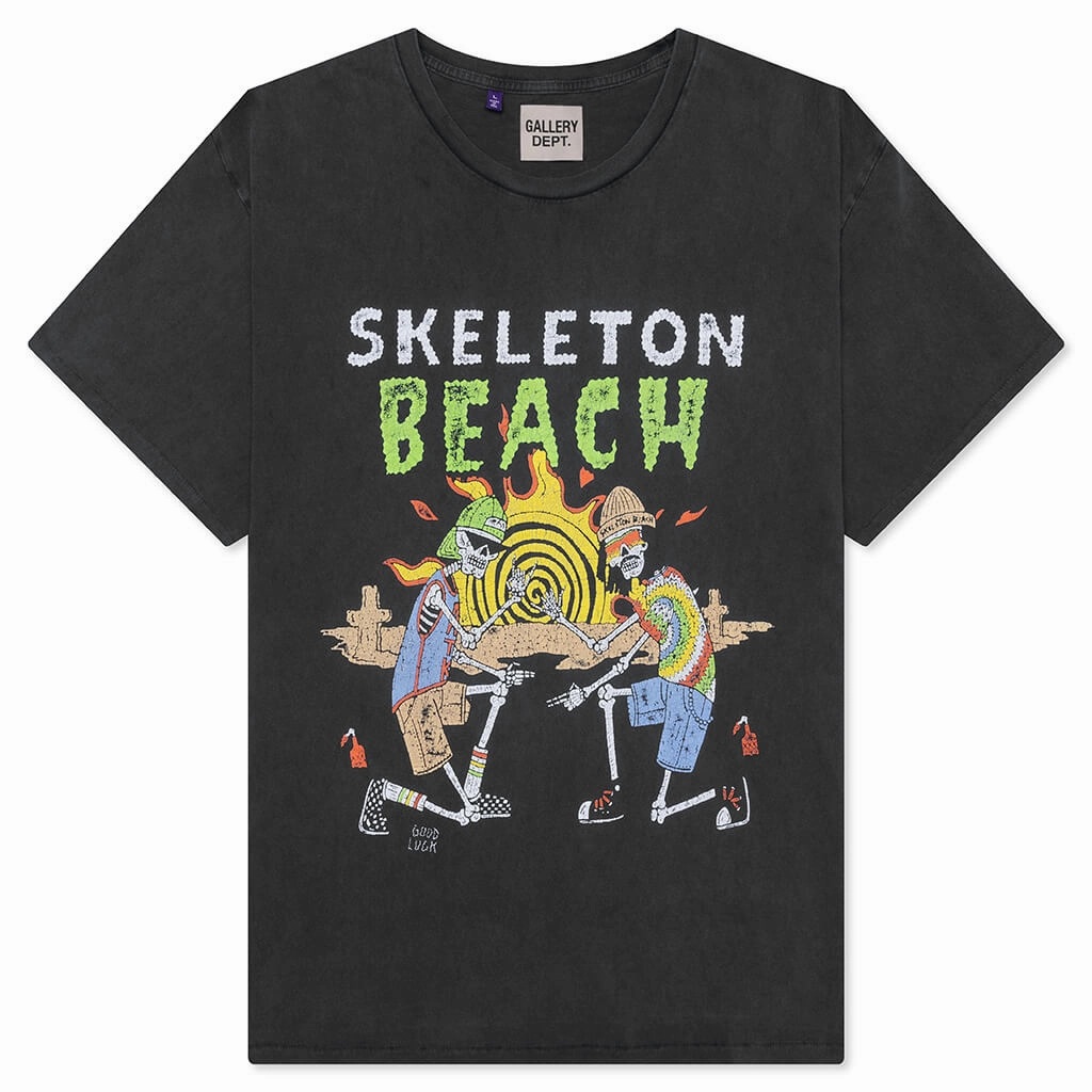 Skeleton Beach Tee - Vintage Black