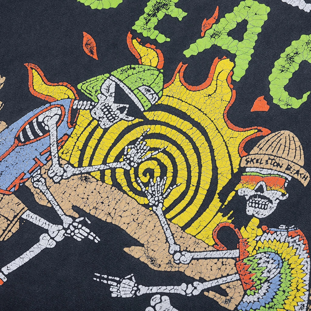 Skeleton Beach Tee - Vintage Black