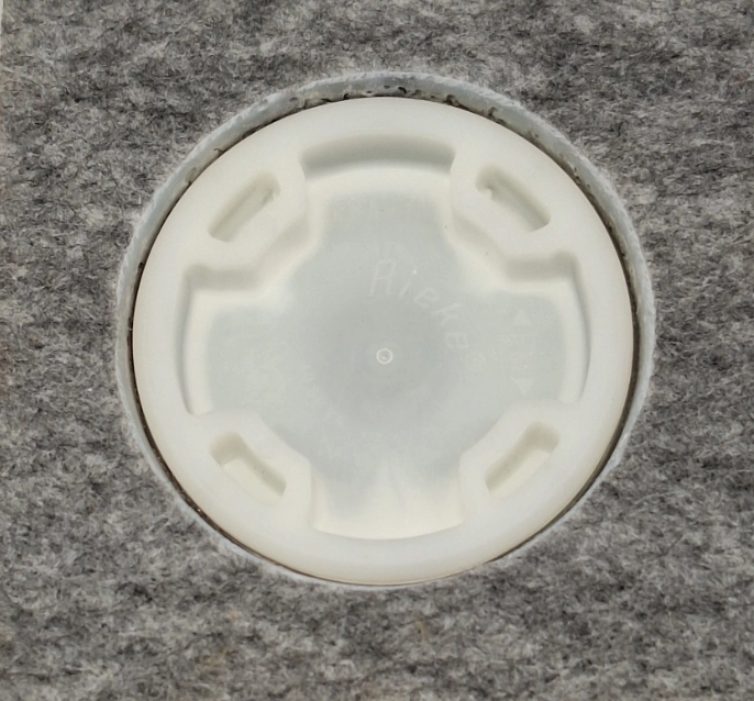 Small Cube Cultured Marble Urn in Syrocco