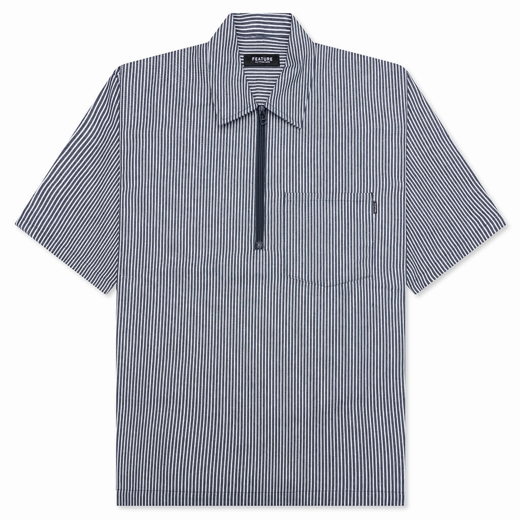 Smith 3/4 Zip Shirt - Blue