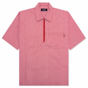 Smith 3/4 Zip Shirt - Red