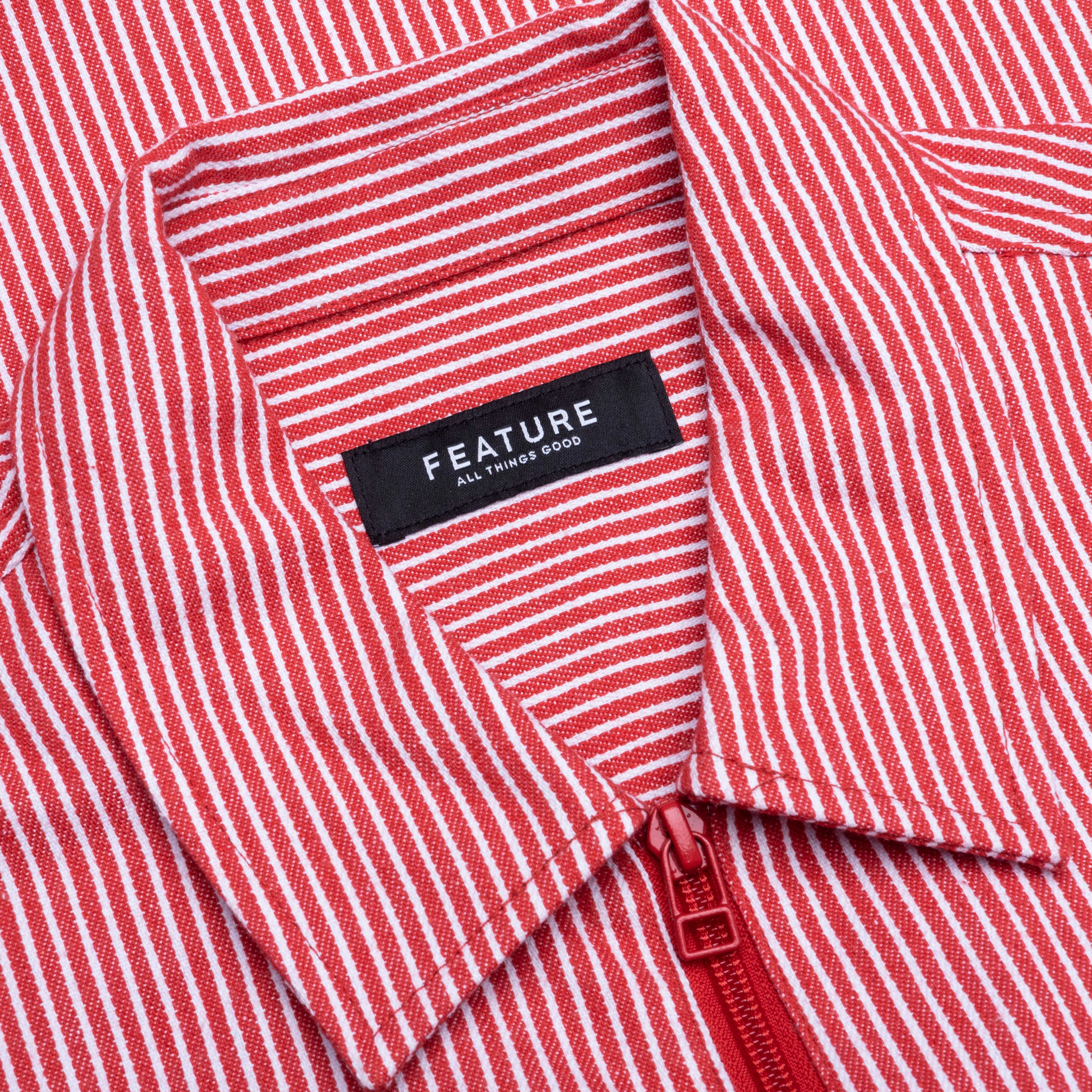 Smith 3/4 Zip Shirt - Red