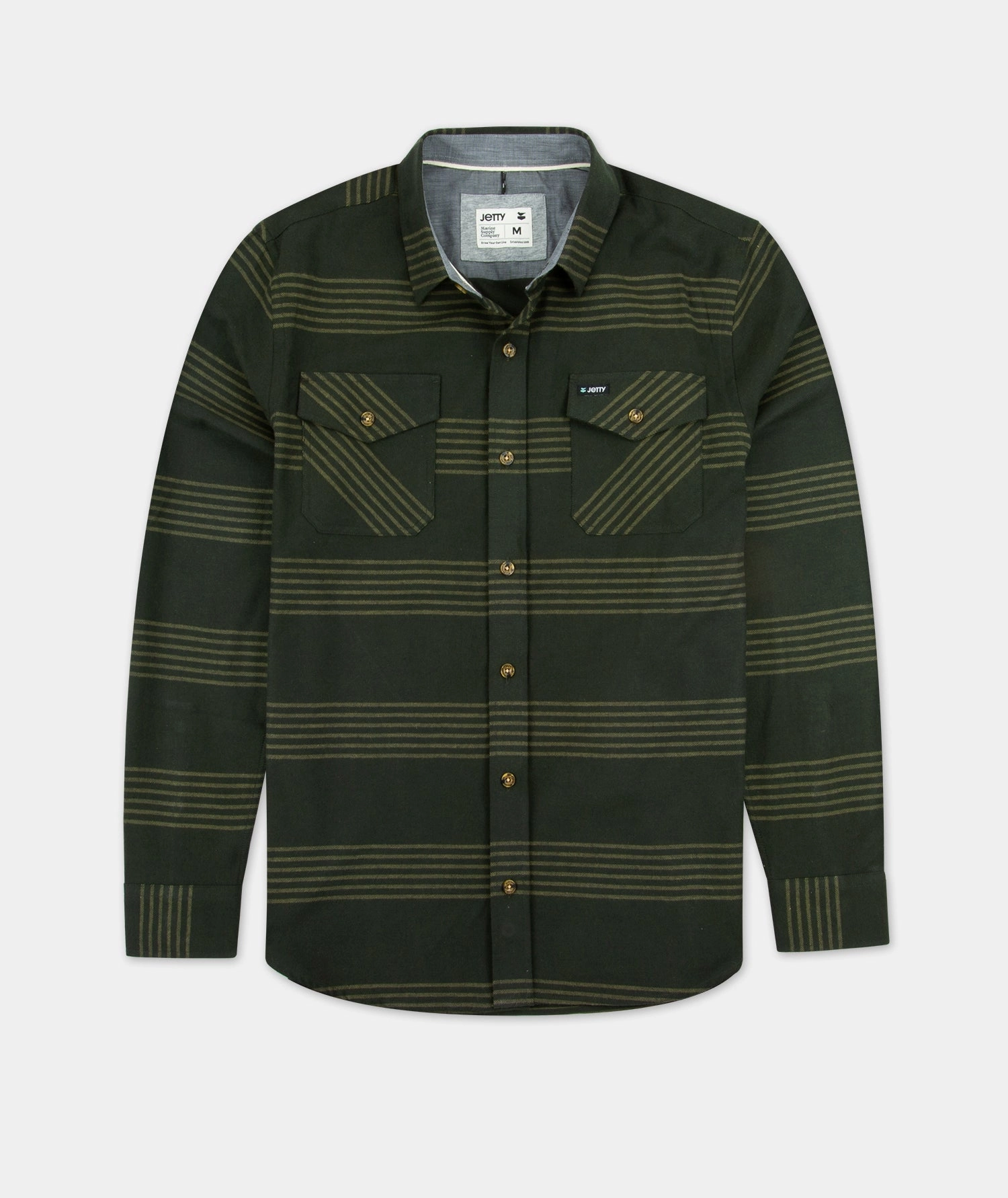 Stroke Twill Shirt - Olive