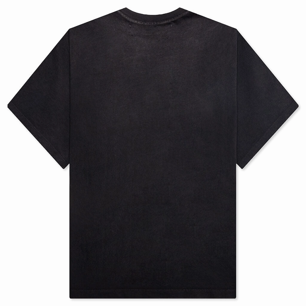 Studded Logo Tee - Washed Black