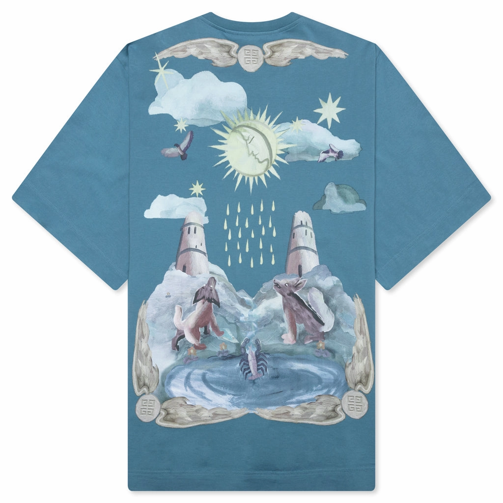 Sun Stars T-Shirt - Steel Blue