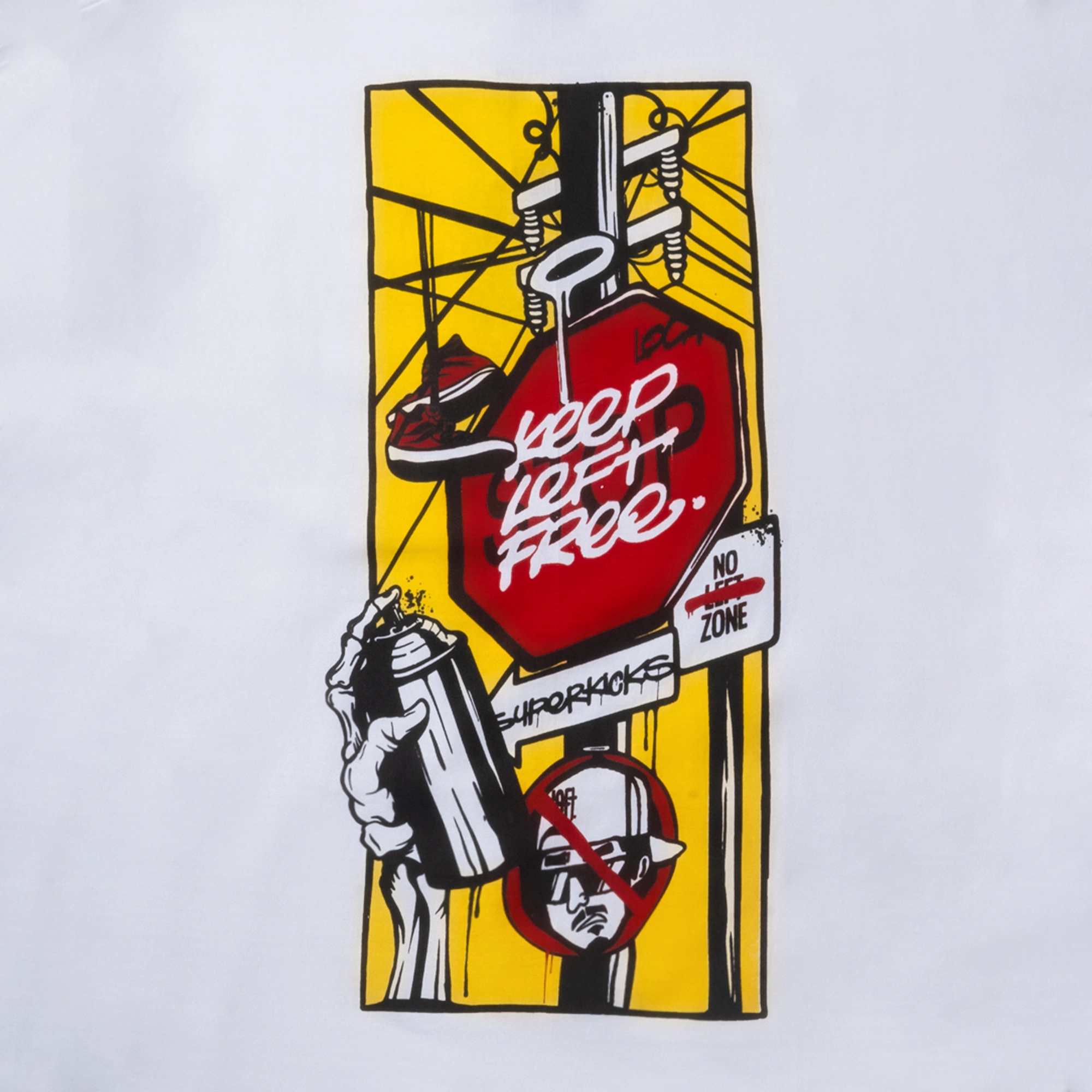 Superkicks | KEEP LEFT FREE SIGNBOARD TEE #4