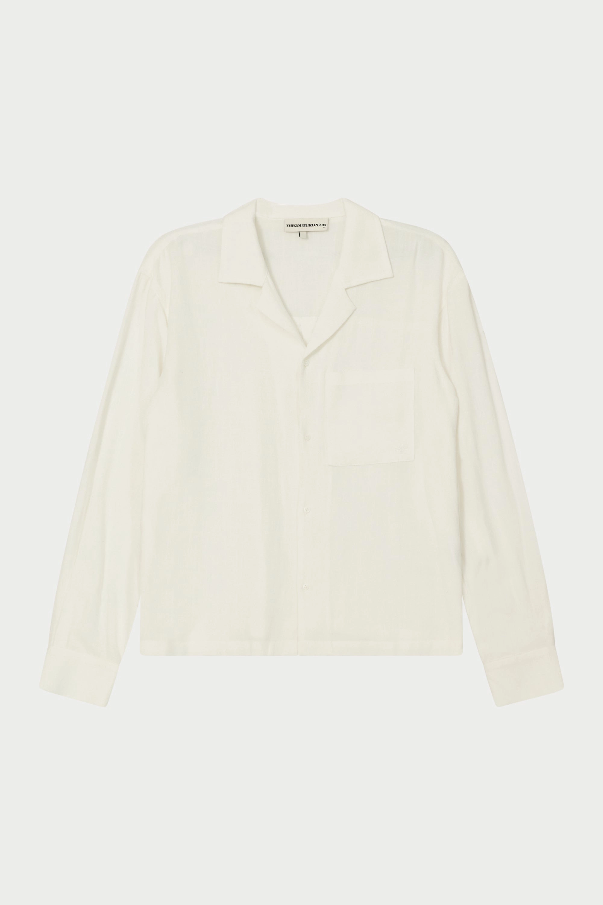 TEXTURED WOVEN SHIRT - WHITE