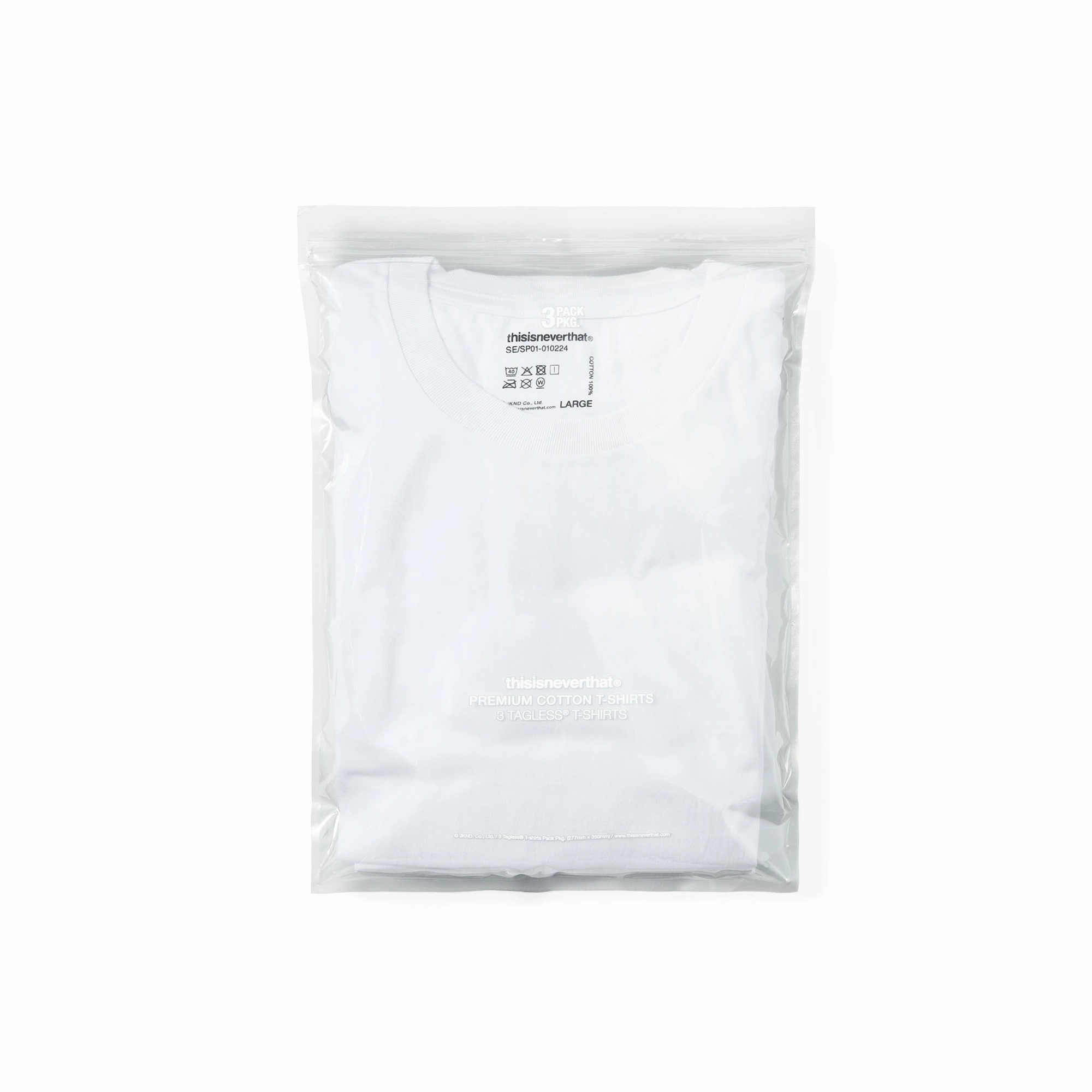 thisisneverthat 3 Tagless T-Shirts White