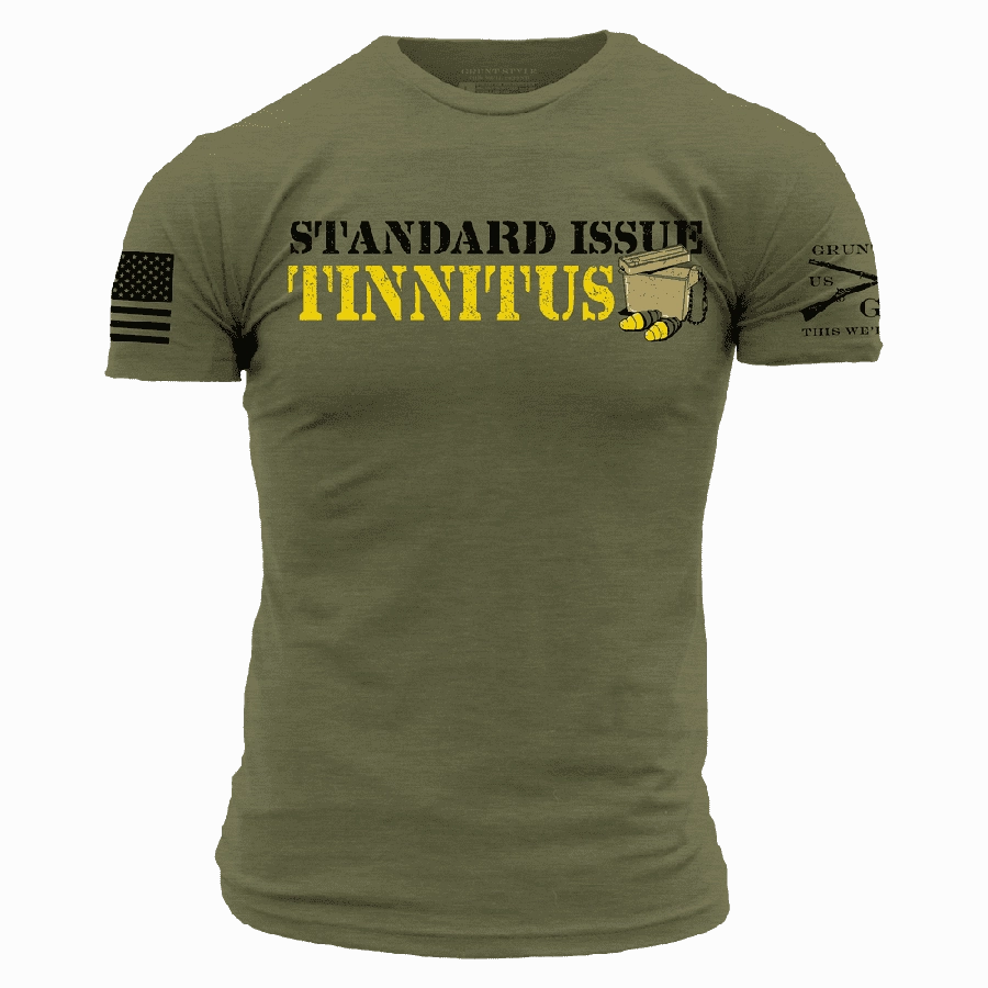 Tinnitus T-Shirt - Military Green