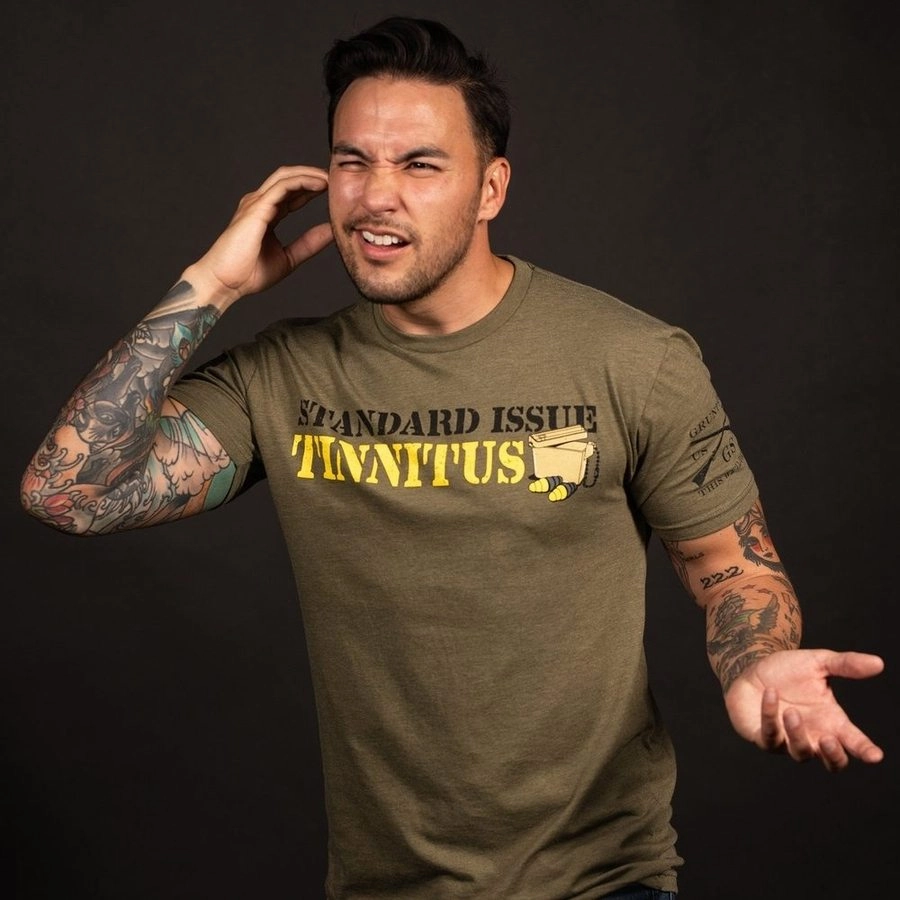 Tinnitus T-Shirt - Military Green