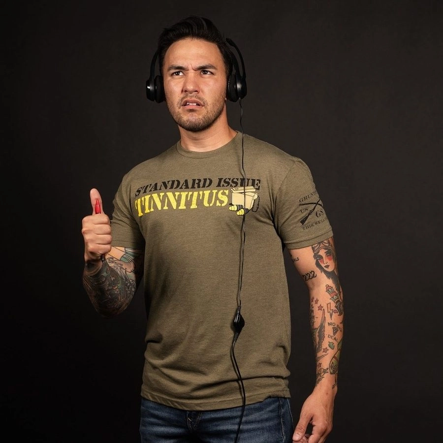 Tinnitus T-Shirt - Military Green