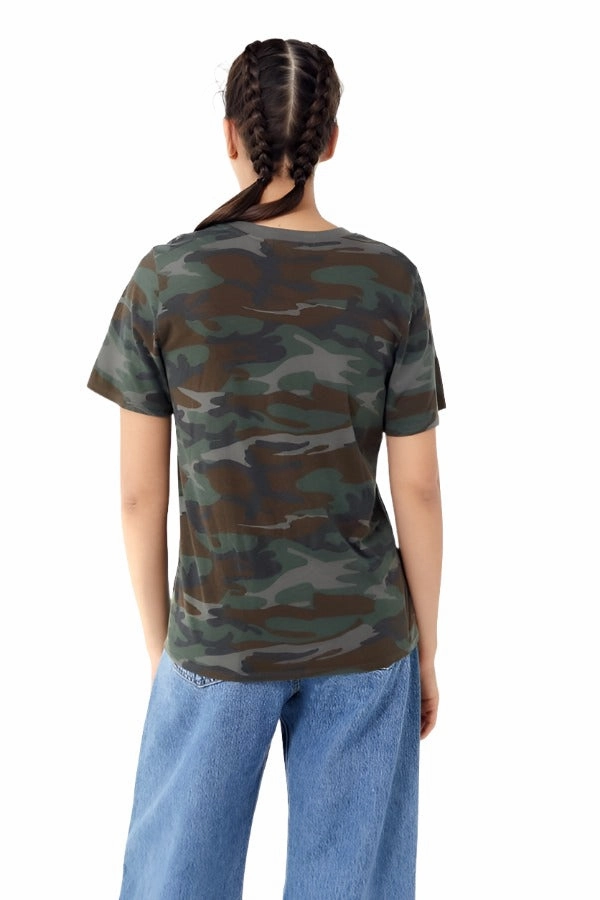 Truly Madly Deeply Camo Peace Tee