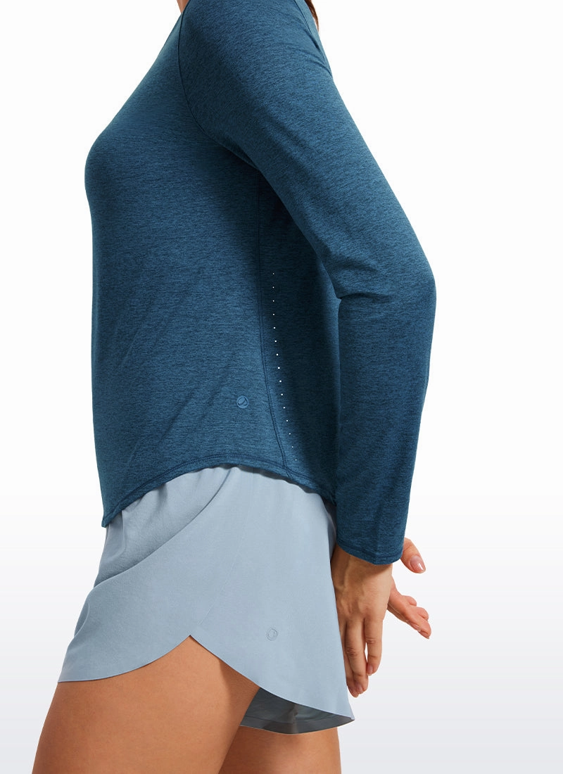 UPF 50  Lightweight Long Sleeves High Neck
