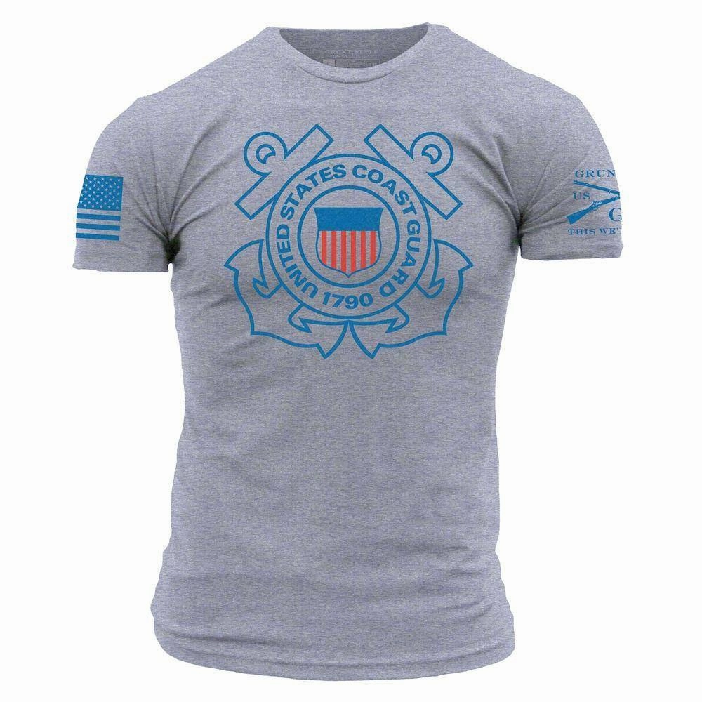 USCG -  Logo T-Shirt - Heather Grey