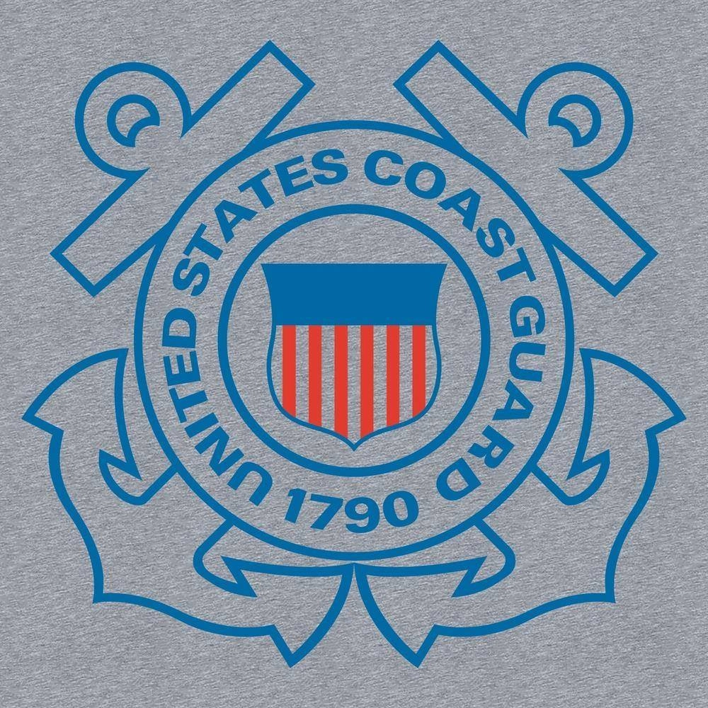 USCG -  Logo T-Shirt - Heather Grey