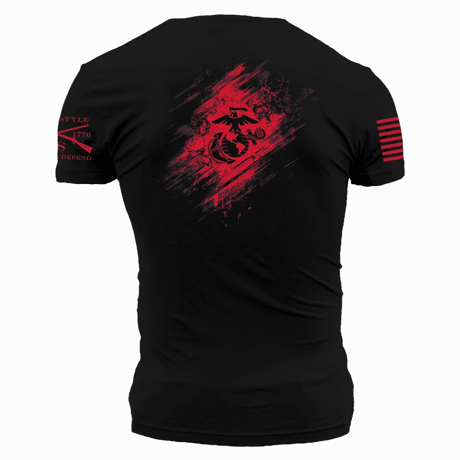 USMC - Bound In Blood T-Shirt - Black