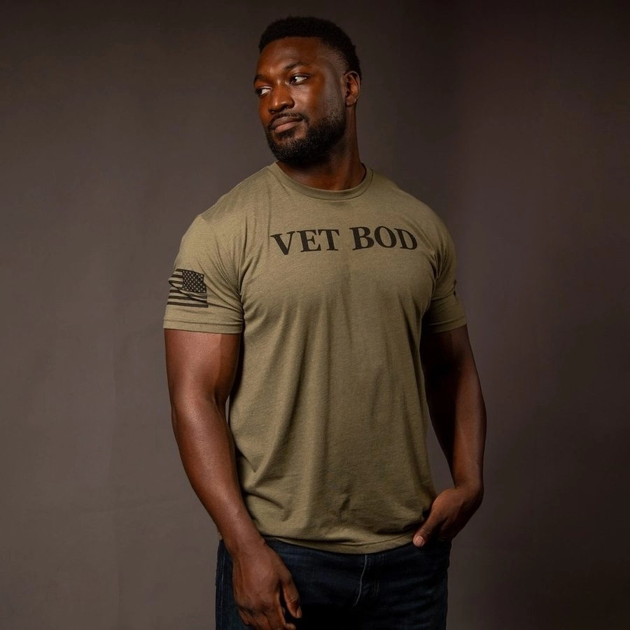 Vet Bod T-Shirt - Military Green
