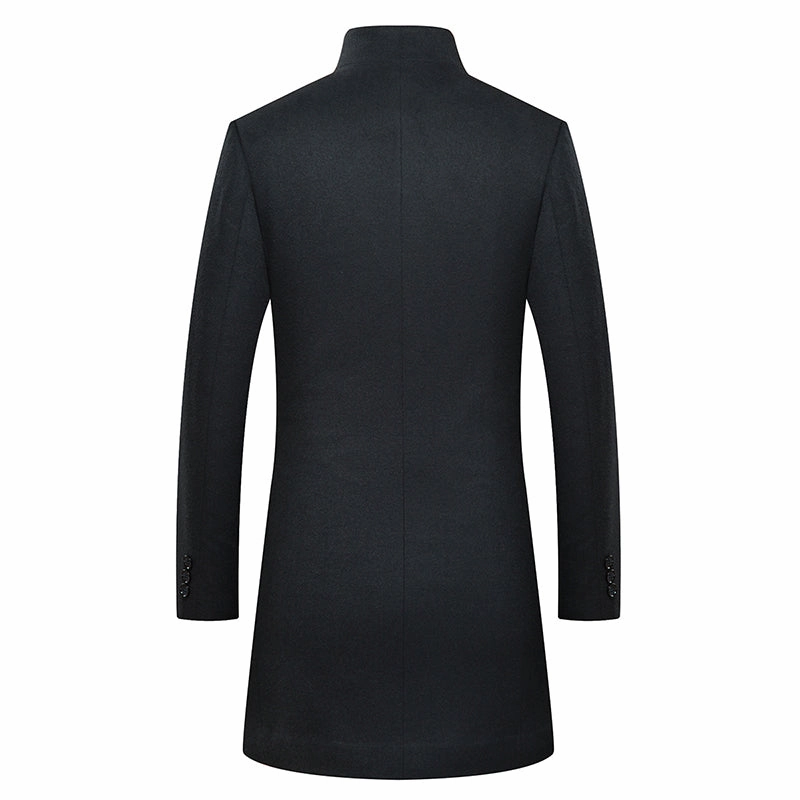 West Louis™ Winter Cashmere Single Breasted Overcoat
