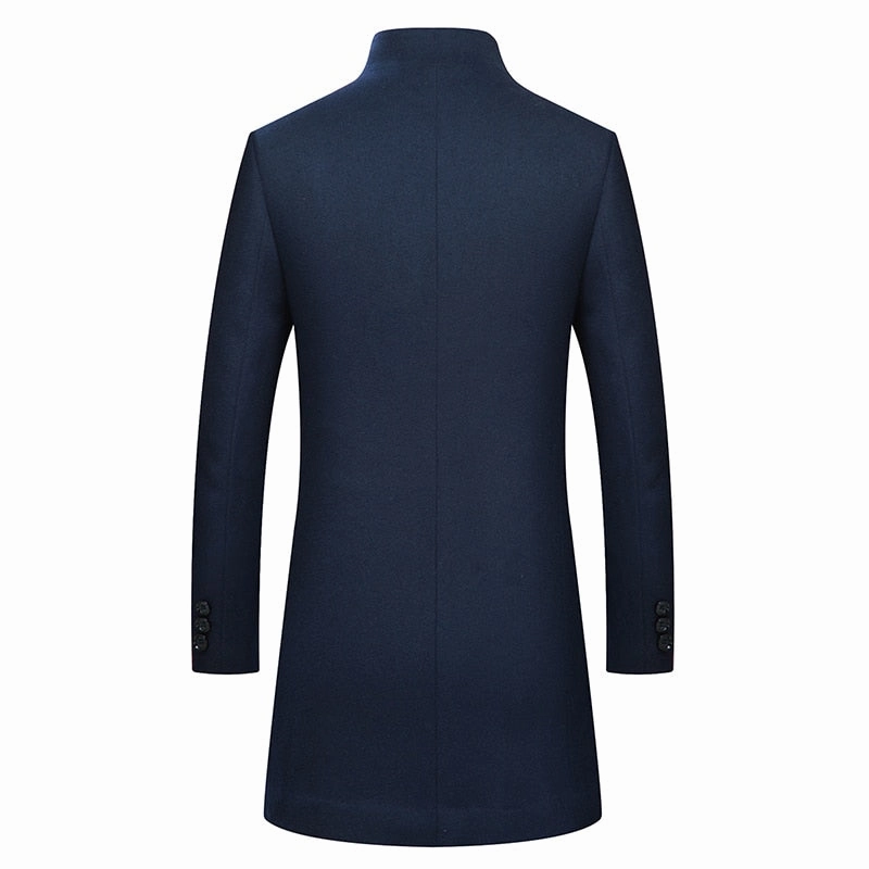 West Louis™ Winter Cashmere Single Breasted Overcoat