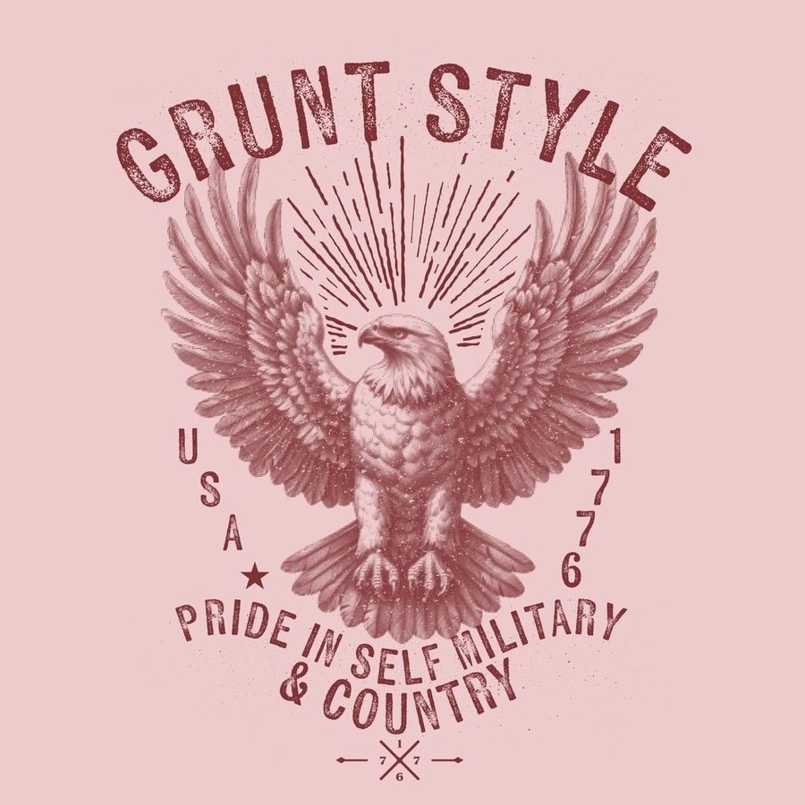 Women's Ethos Eagle V-Neck - Light Pink