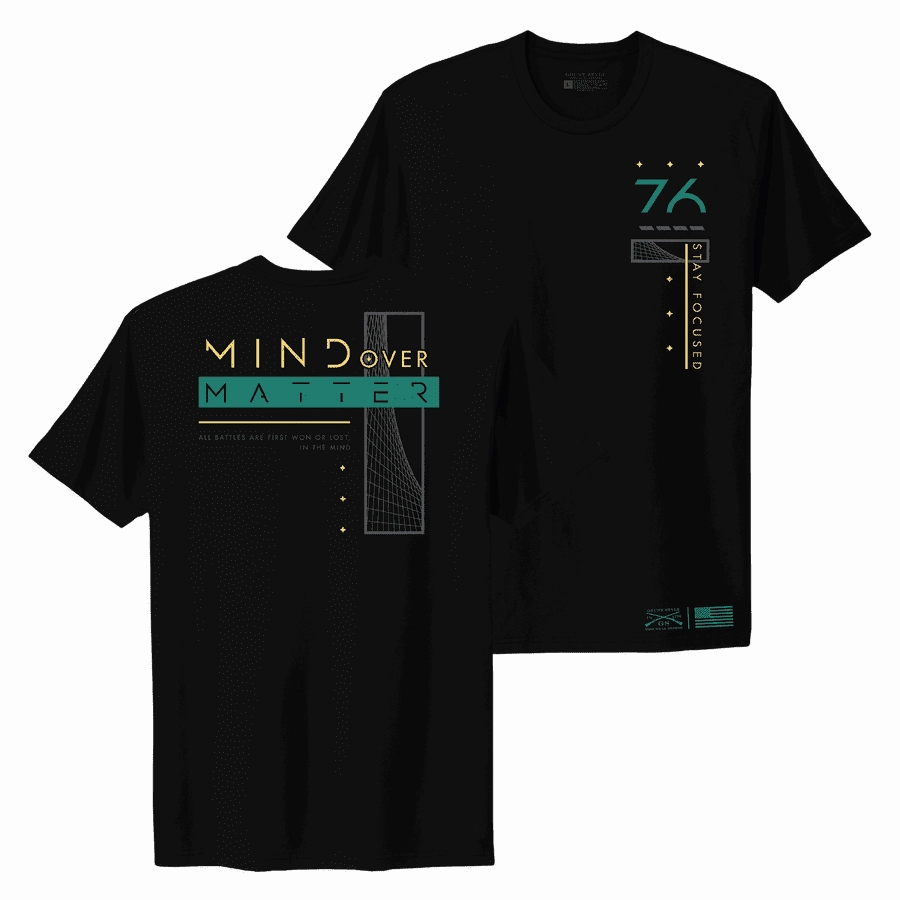 Women's Mind Over Matter Boyfriend Fit T-Shirt - Black