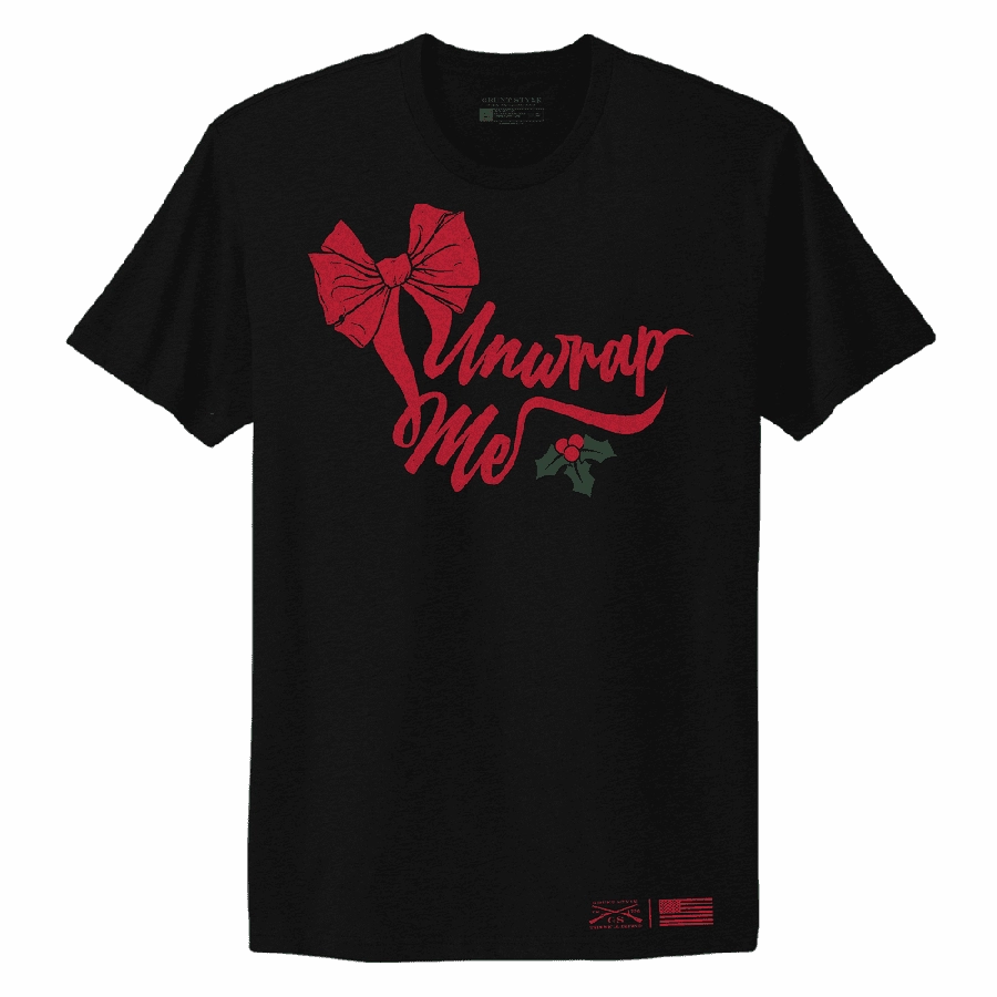 Women's Unwrap Me Boyfriend Fit T-Shirt - Black