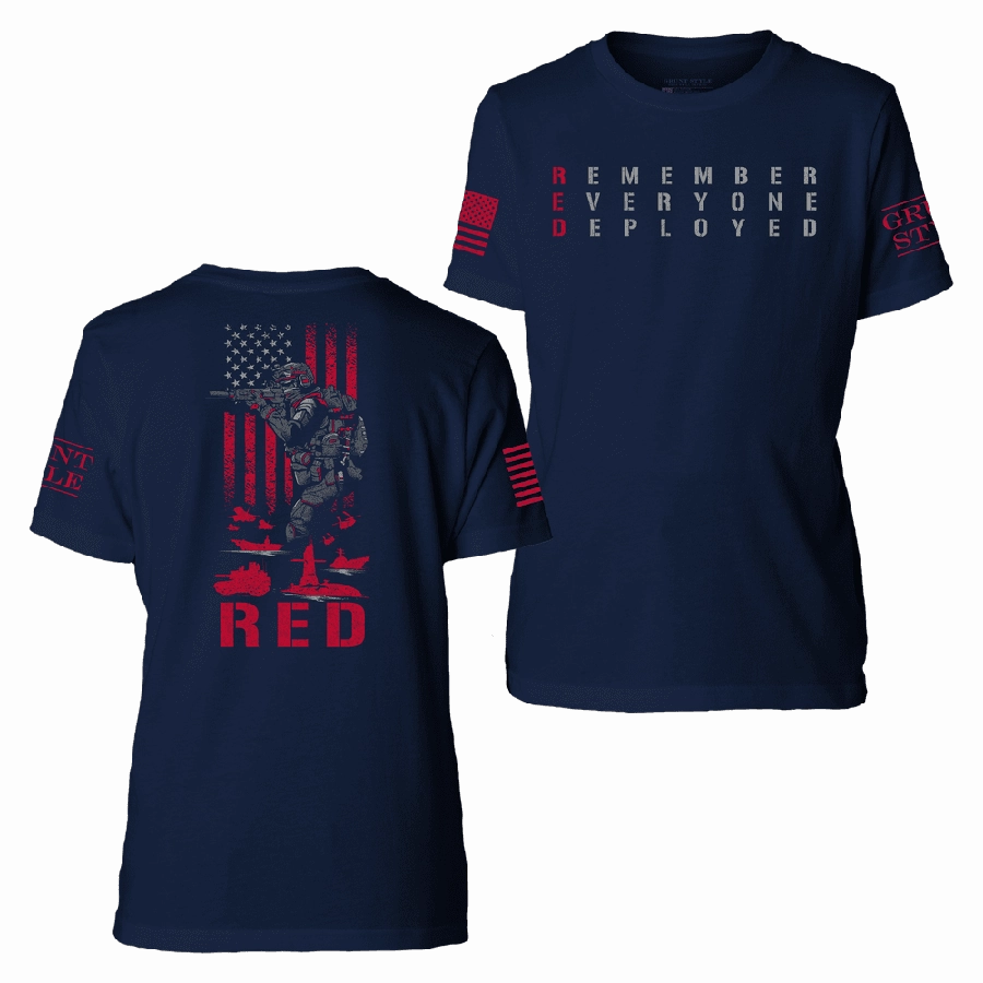 Youth RED Friday T-Shirt - Midnight Navy