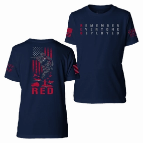 Youth RED Friday T-Shirt - Midnight Navy