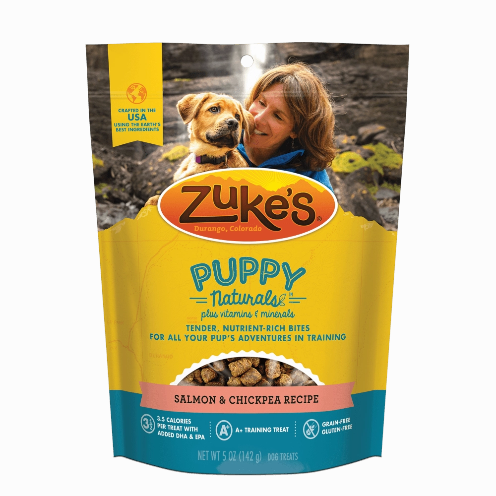 Zuke's Puppy Naturals Grain Free Salmon and Chickpea Dog Treats
